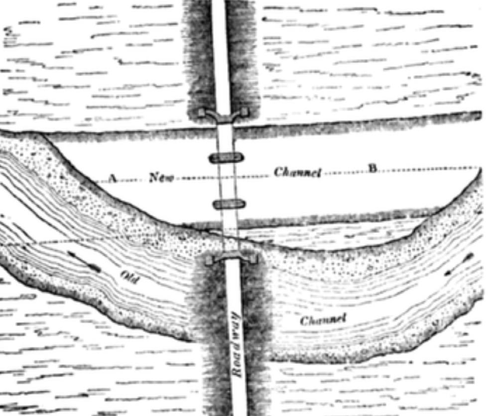 diverted river